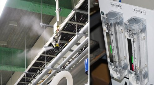 純水にこだわった湿度管理