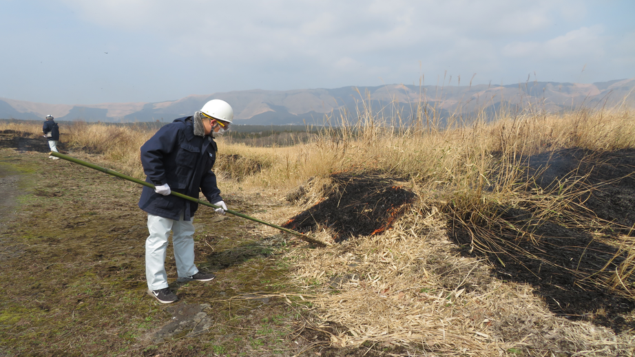 阿蘇の野焼き