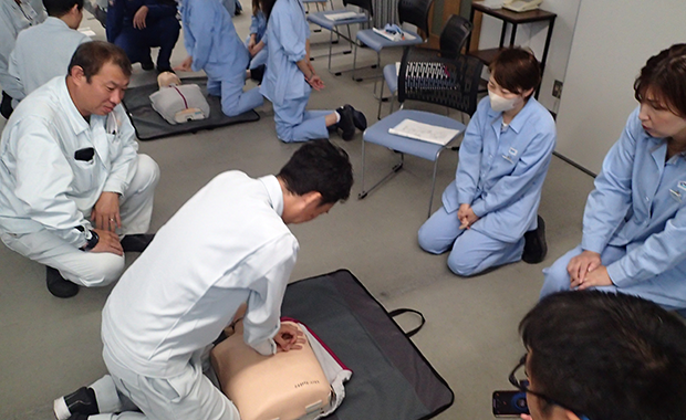 菊川市の応急手当協力事業所に認定